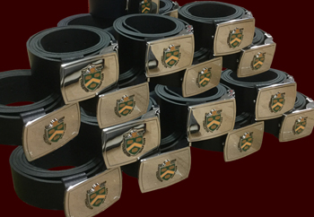 CGC custom made golf belts